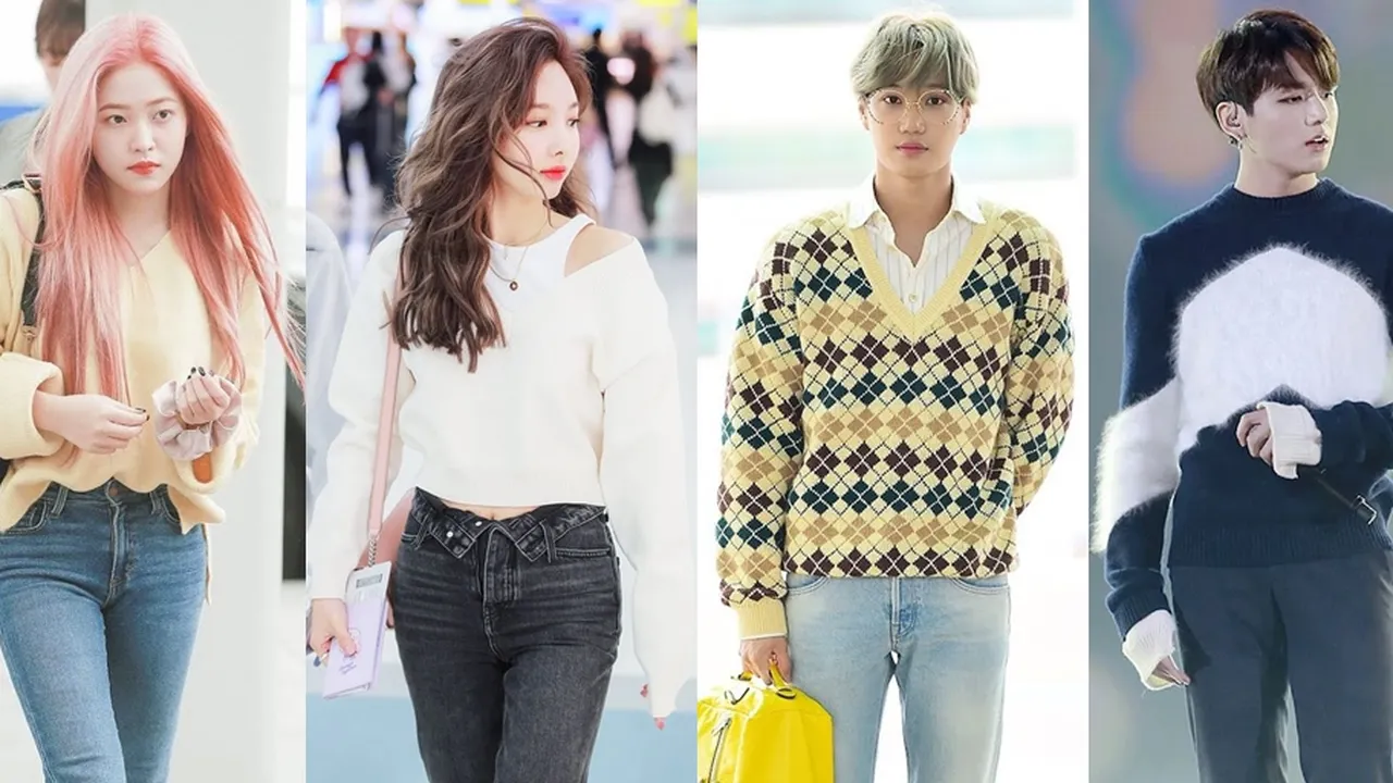 6 Idol K-POP yang Kece Abis dalam Balutan Sweater, Siapa Paling Oke?