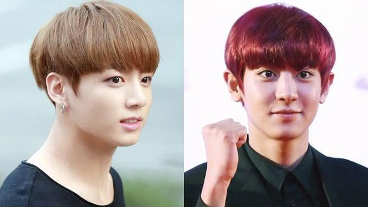 6 K-Pop Idol Cowok Imut Dengan Rambut Mangkuk, Jungkook BTS - Chanyeol EXO