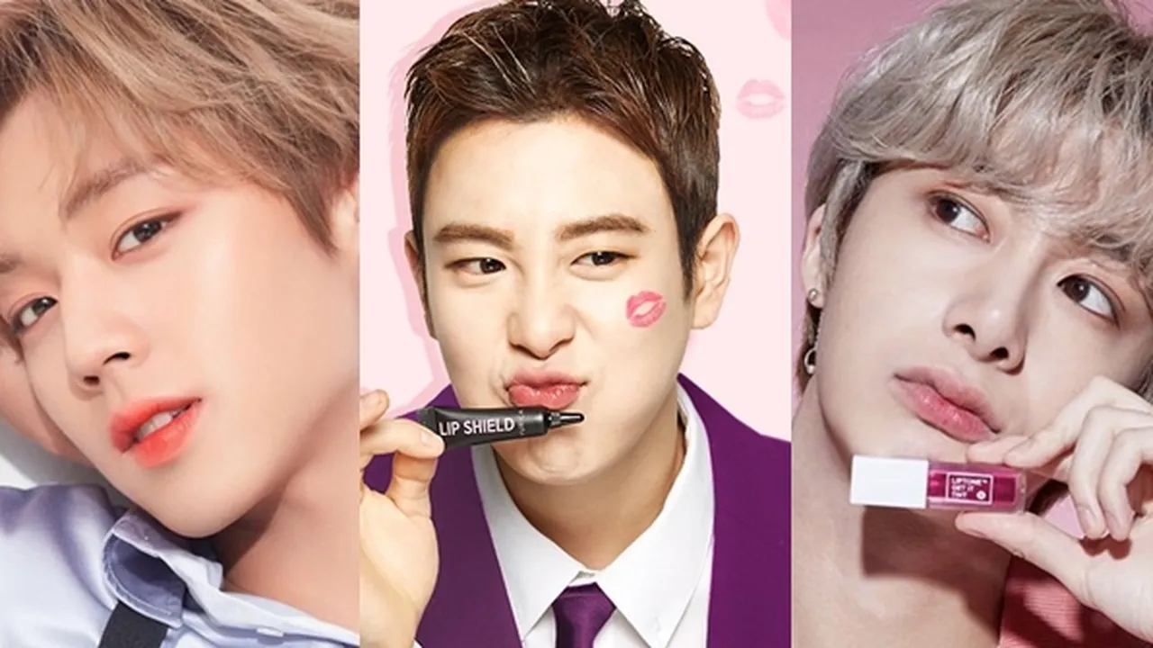 6 K-Pop Idol Cowok yang Tampil Memukau Bintangi Iklan Produk Lipstick