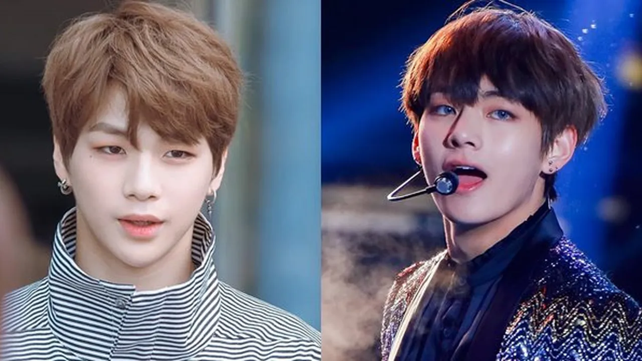 6 K-Pop Idol Paling Ganteng Pilihan Netizen Korea, Kang Daniel - V BTS