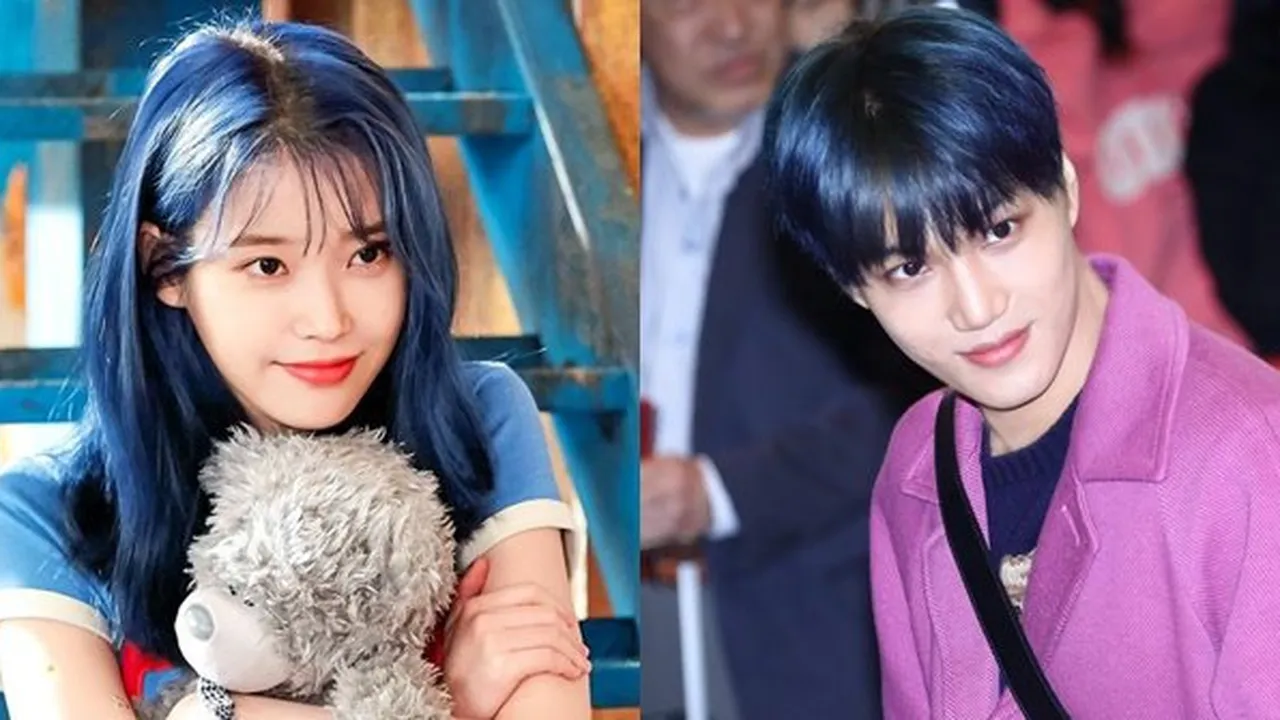 6 K-Pop Idol Tampil Flawless Dengan Rambut Biru di 2019, Ada IU Sampai Kai EXO