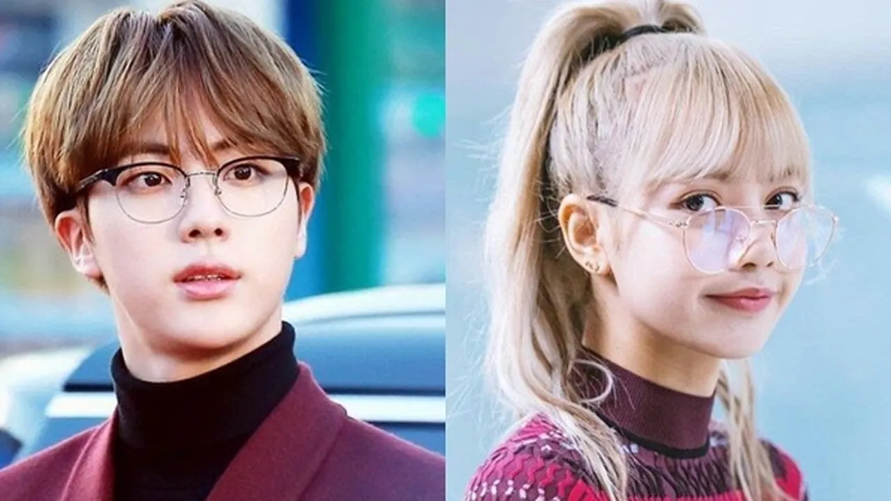 6 K-Pop Idol yang Tampil Makin Kece Pakai Kacamata, Jin BTS - Lisa BLACKPINK