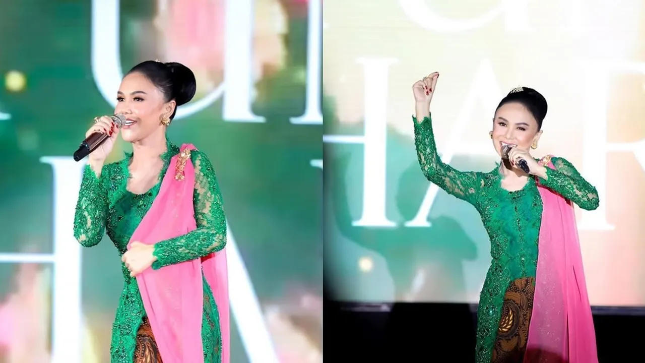 6 Model Batik dan Kebaya ala Yuni Shara yang Dikenakan Saat Manggung