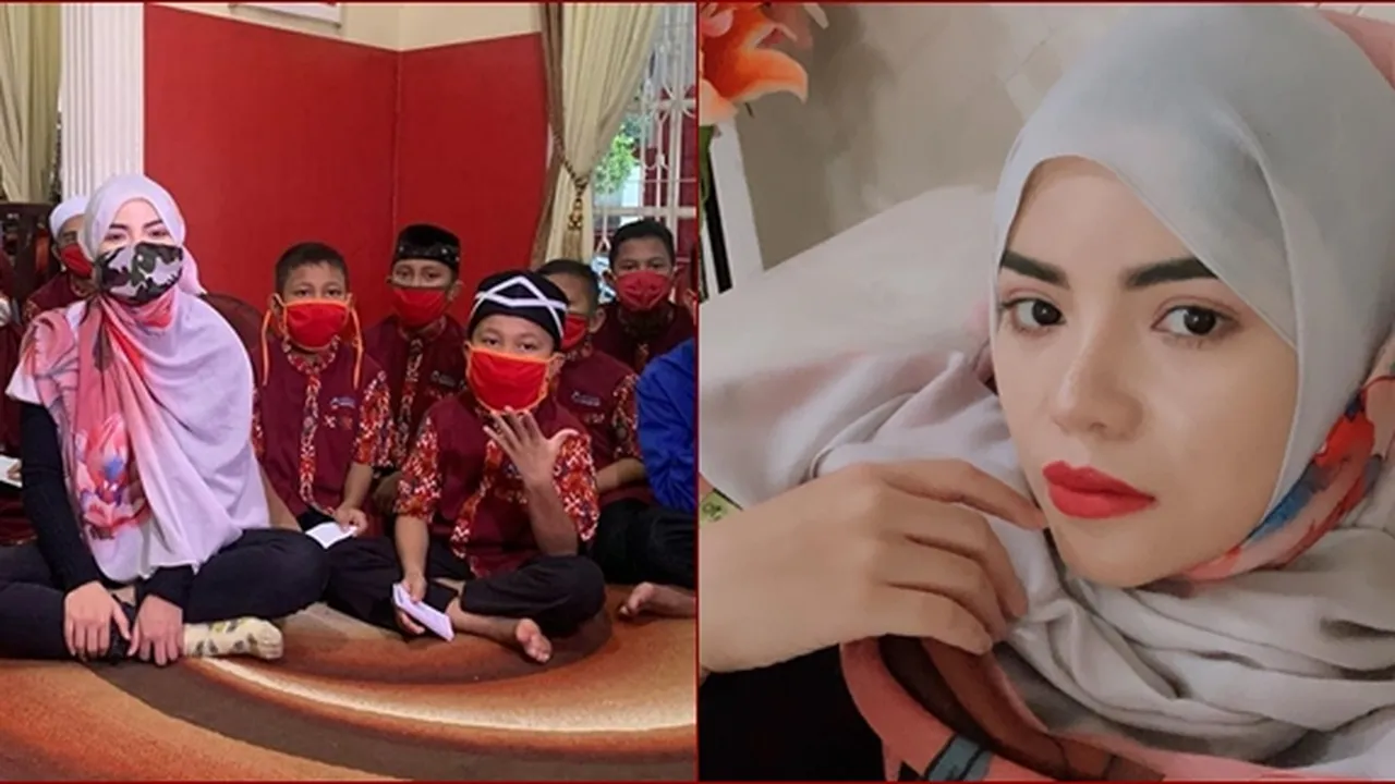 6 Potret Dinar Candy Berhijab Sambut Bulan Ramadan, Minta Segera Dihalalin