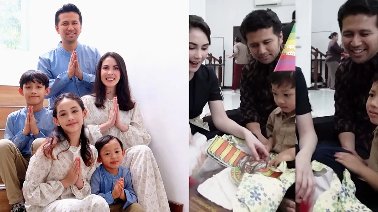 6 Potret Ultah Kale Anak Arumi Bachsin, Kena Prank Dapat Kado Barongsai Berujung Nangis