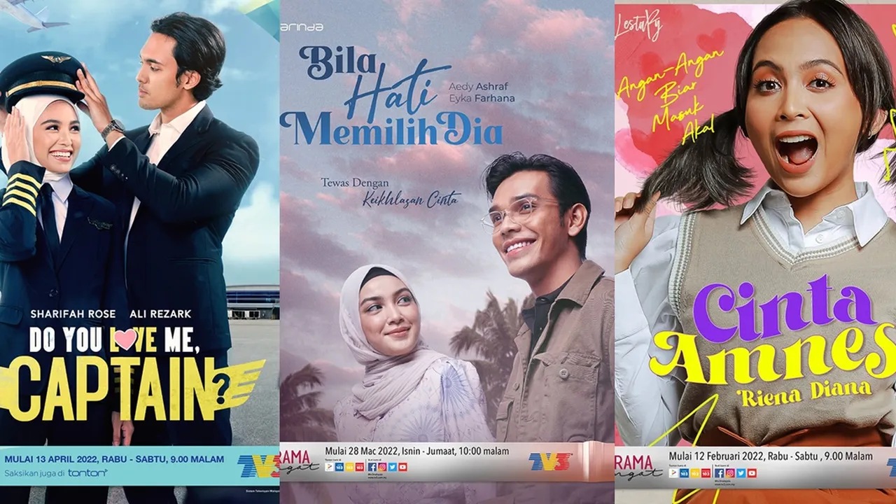6 Rekomendasi Drama Malaysia Romansa 2022 yang Sukses Bikin Baper