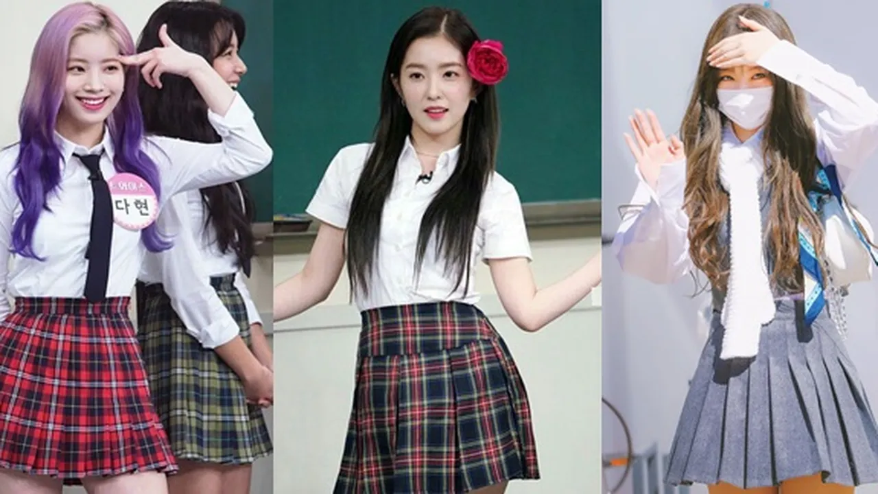 6 Variasi Gaya Seragam Idol K-Pop Cewek di 'KNOWING BROS', yang Mana Favoritmu?