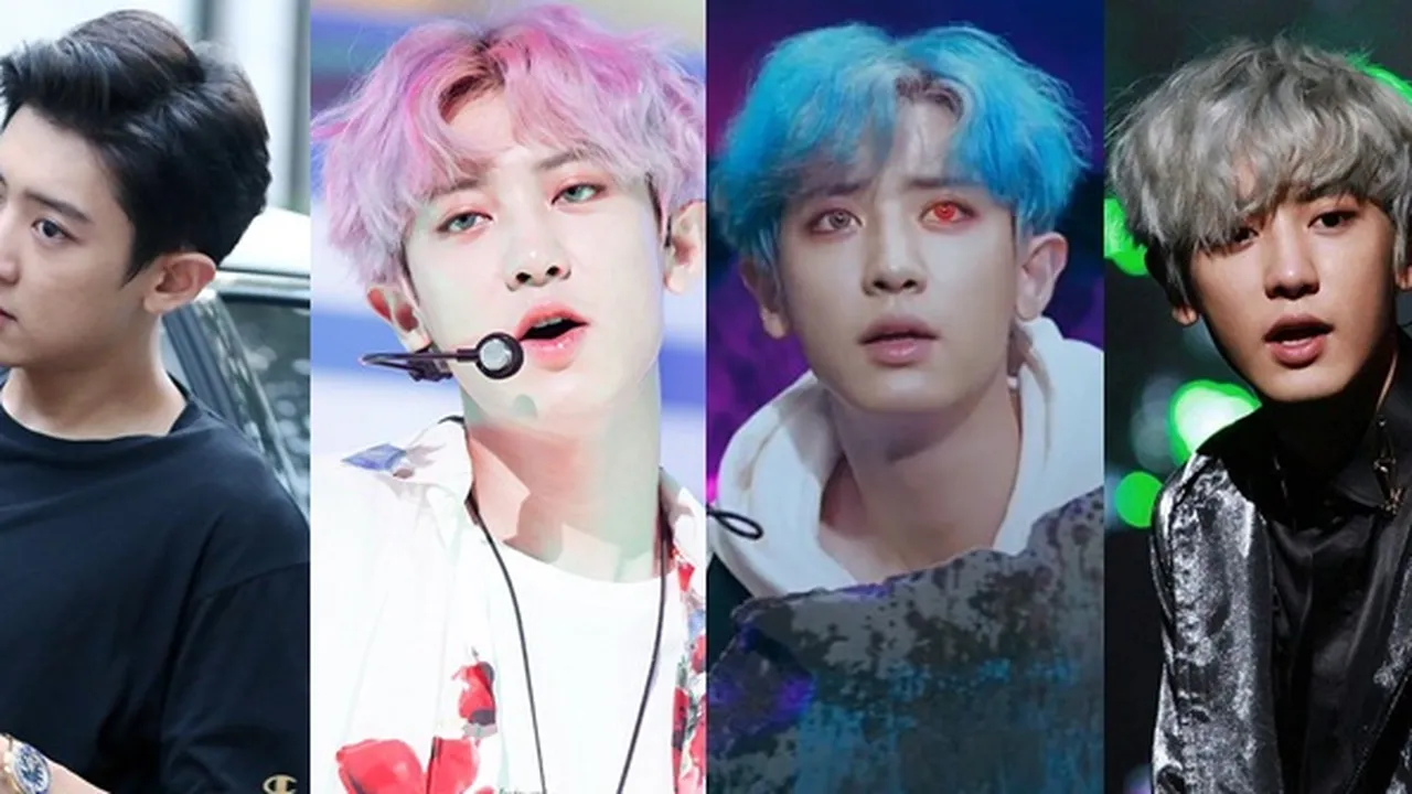 6 Warna Rambut Chanyeol EXO Yang 'Legendaris', Biru Sampai Ungu
