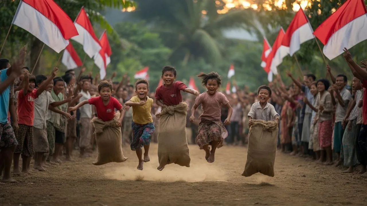 60 Caption WhatsApp Lomba 17 Agustusan Seru dan Berkesan