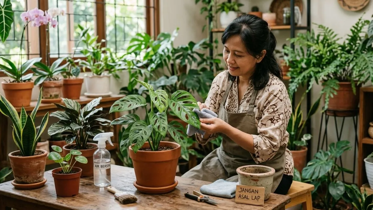 7 Cara Membersihkan Daun Tanaman agar Tidak Kusam, Jangan Asal Lap karena Bisa Merusak Daun