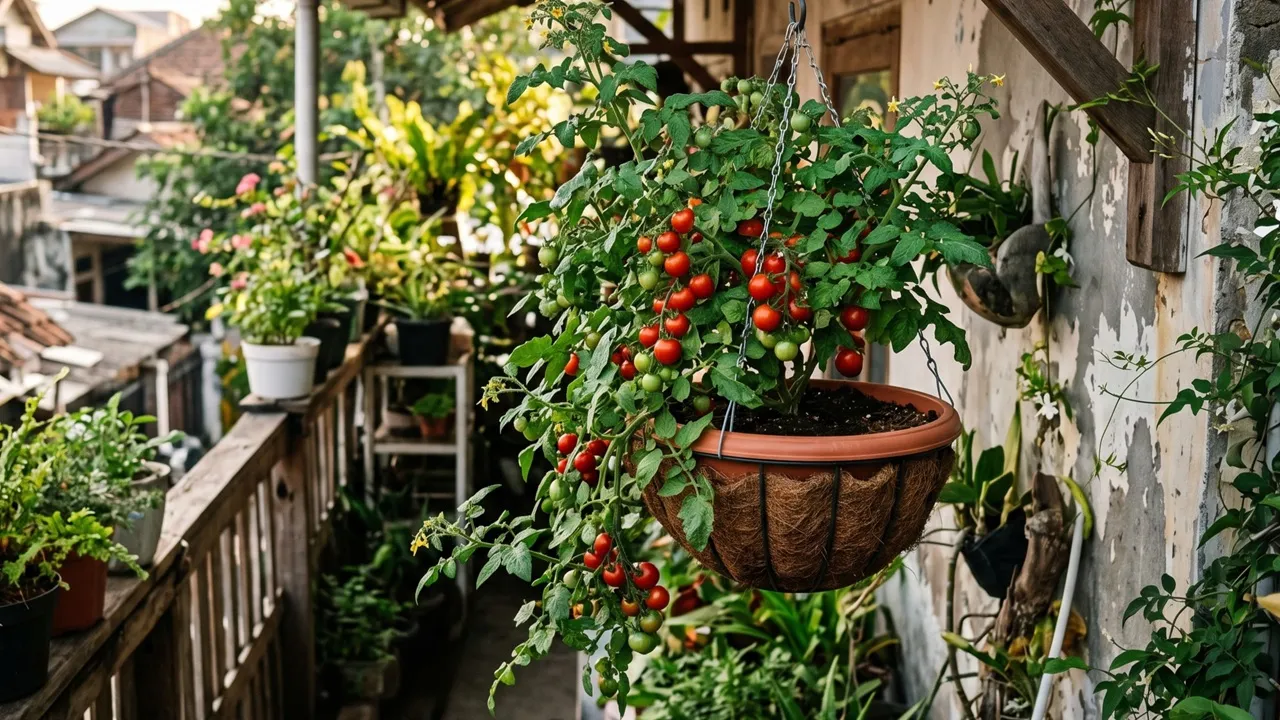 7 Cara Menanam Tomat Ceri di Pot Gantung, Berbuah Lebat di Lahan Sempit