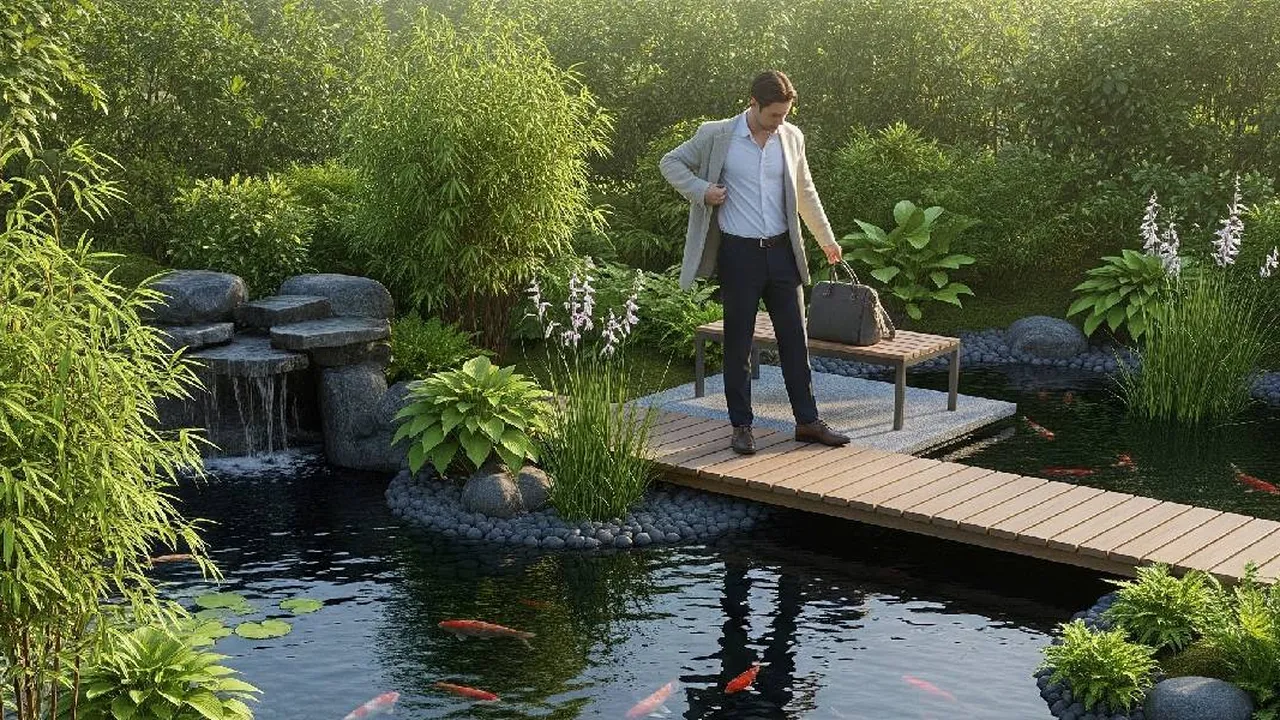 7 Desain Kolam Koi Low Maintenance yang Tetap Jernih dan Sedap Dipandang