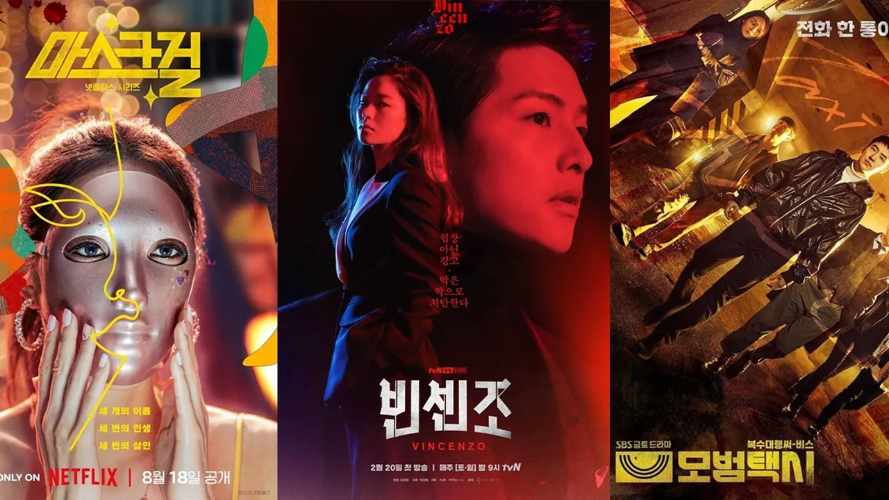 7 Drama Korea Dark Comedy yang Penuh Adegan Kejahatan - Misteri dan Thriller