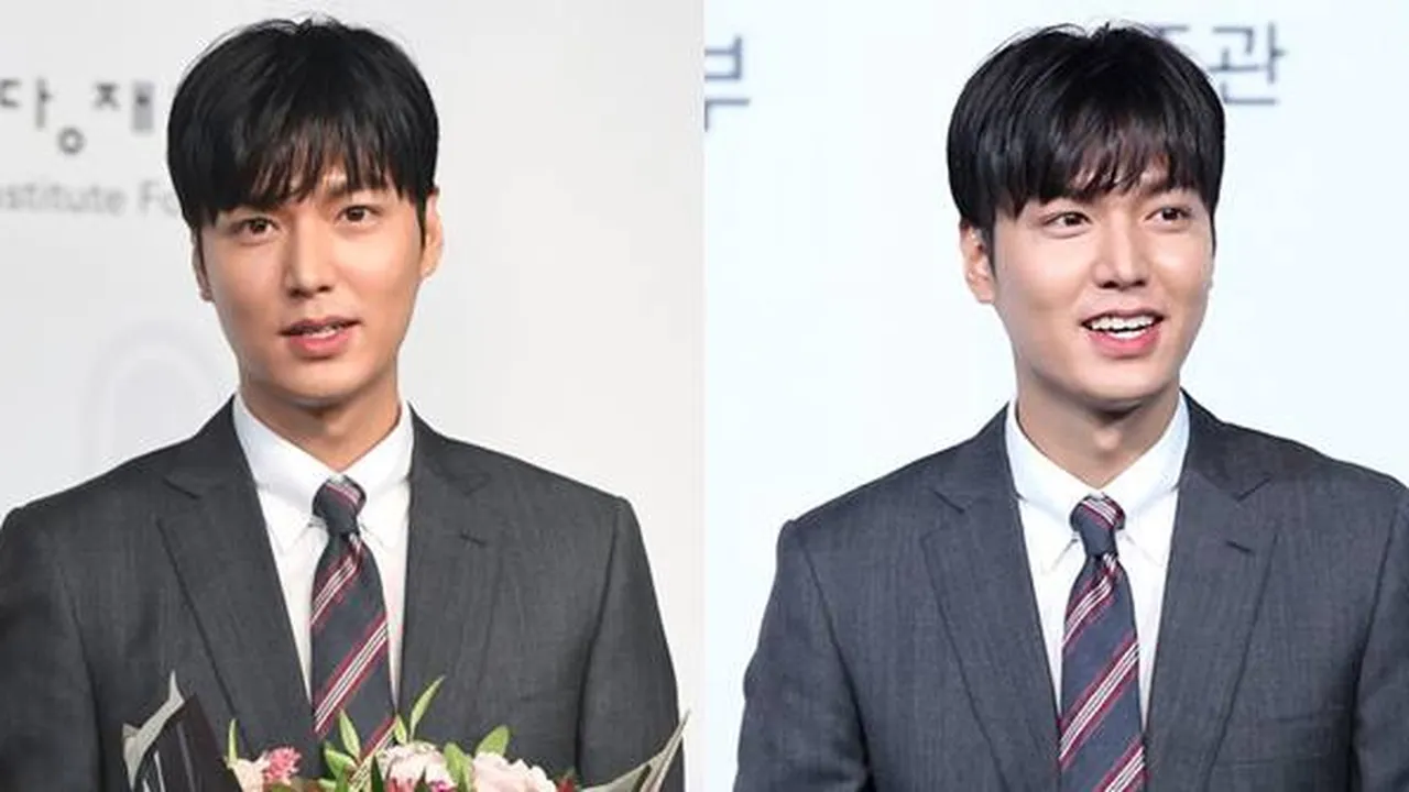 7 Foto Lee Min Ho Jadi Duta Institut Raja Sejong, Dipuji Ganteng dan Didukung Publik