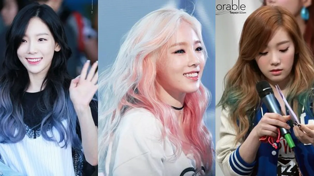 7 Gaya Rambut Ombre Taeyeon Girls Generation, Warna-Warni Bak Candy!
