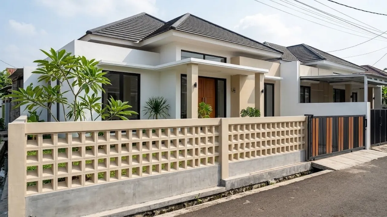 7 Inspirasi Pagar Roster untuk Rumah Minimalis, Tampil Modern dan Estetik