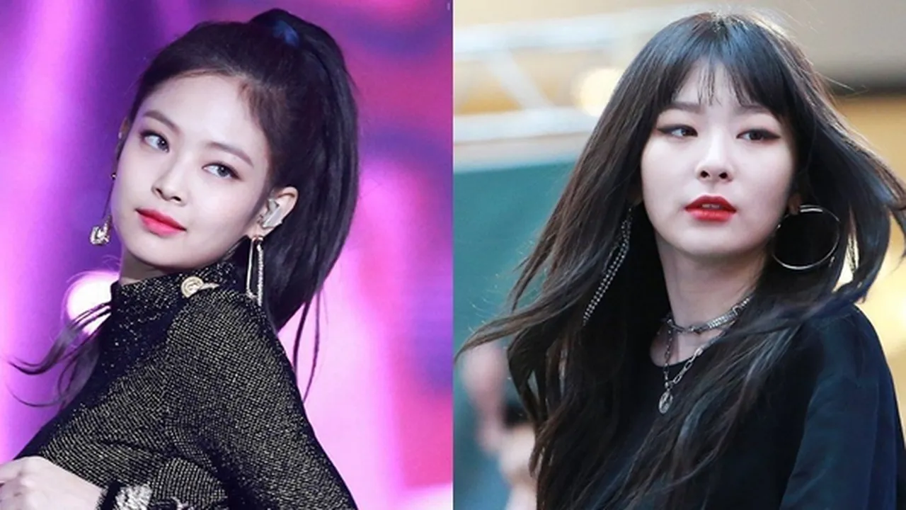 7 K-Pop Idol Berwajah Cantik & Karismatik, Jennie BLACKPINK - Seulgi Red Velvet