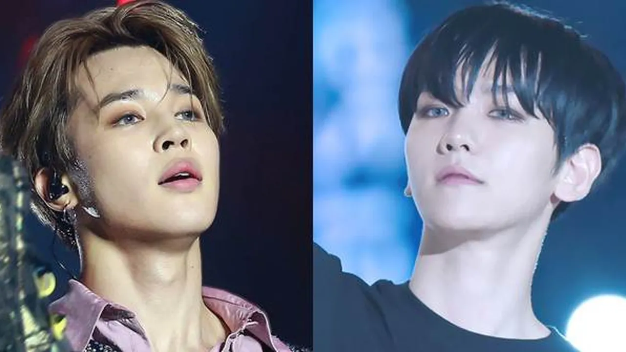 7 K-Pop Idol Makin Ganteng Pakai Contact Lense, Jimin BTS - Baekhyun EXO