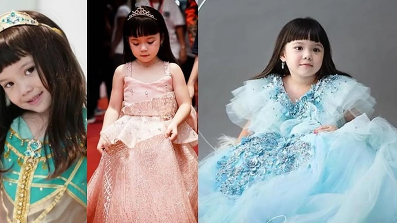 7 Koleksi Gaun Princess Gempi, Bak Tuan Puteri yang Cantik dan Gemesin!