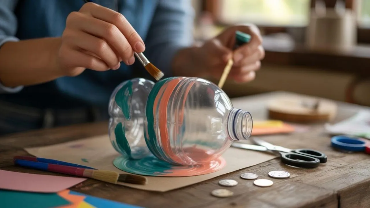 7 Langkah Bikin Celengan Kreatif dari Botol Bekas, Modal Rp 15 Ribu Hasilnya Estetik dan Edukatif