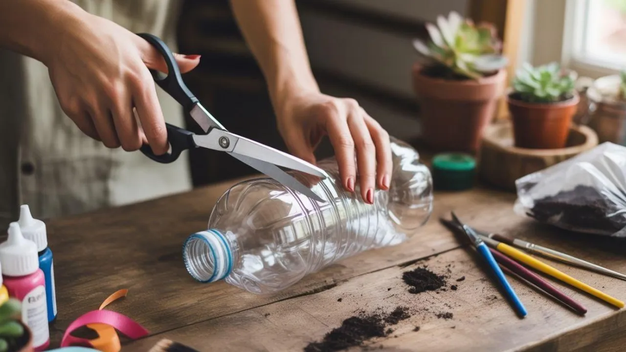 7 Langkah Membuat Pot Bunga Estetik dari Botol Bekas: Modal Rp 20 Ribu, Bisa Dijual Rp 50 Ribu