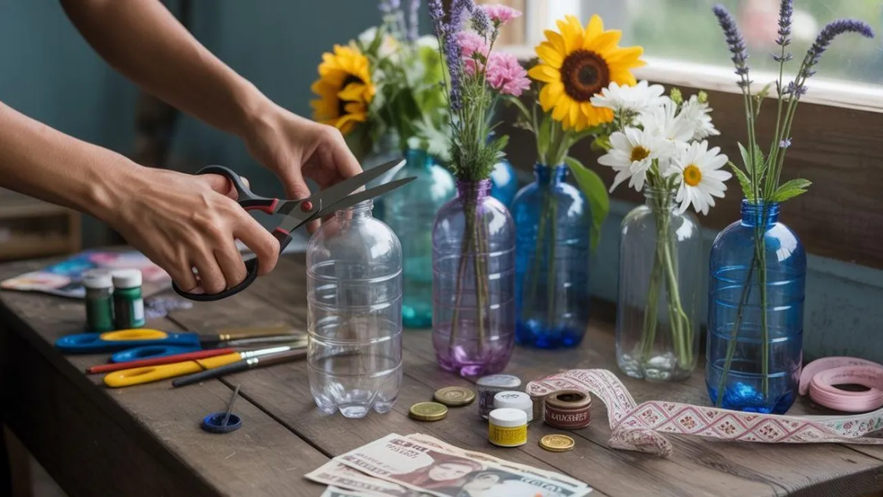 7 Langkah Membuat Vas Bunga dari Botol Bekas, Modal Rp 50 Ribu Bisa Jual Ratusan Ribu