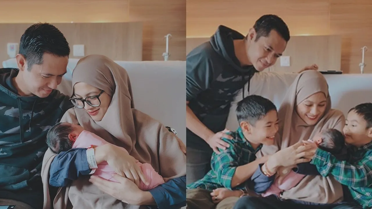 Begitu Dinantikan, Ini Momen 2 Anak Lelaki Alyssa Soebandono Bertemu dengan Adik Perempuannya
