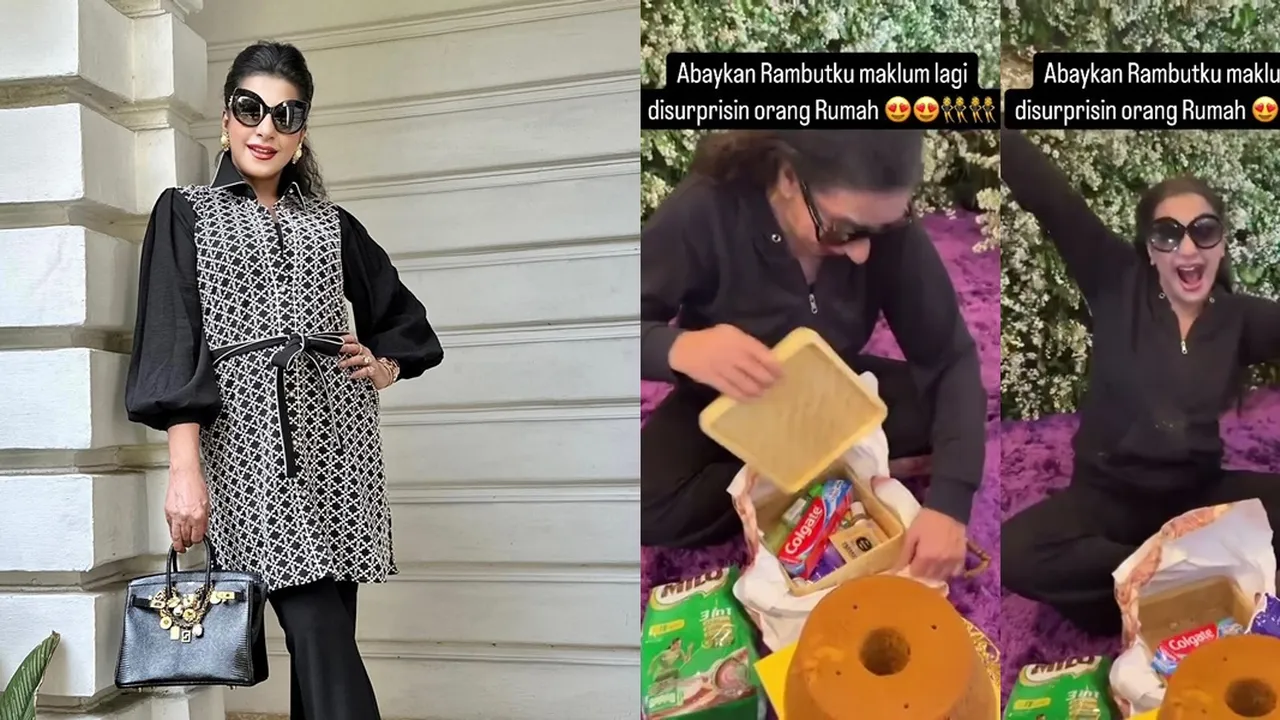 Momen Ala Alatas Ibunda Tasya Farasya Buka Kado Ultah dari ART, Attitudenya Dipuji