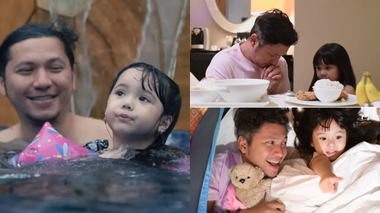 7 Momen Gading Marten Main Sama Anak di Hotel, Gempi: Makasi Hari Ini Papa