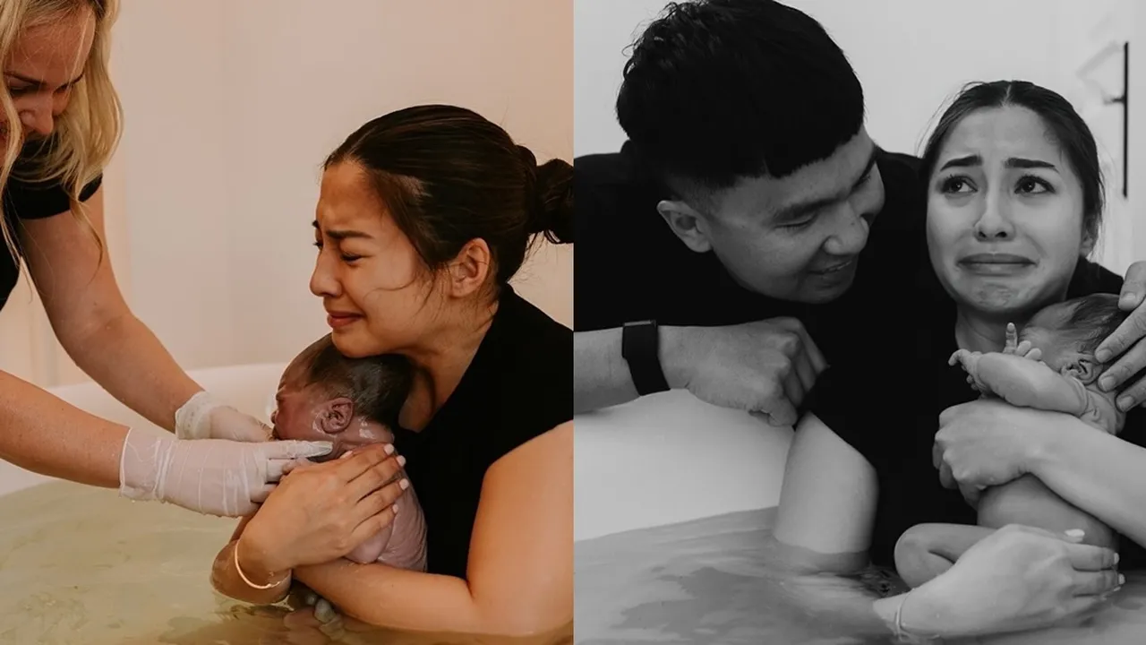 7 Momen Nikita Willy Melahirkan Anak Kedua dengan Metode Water Birth