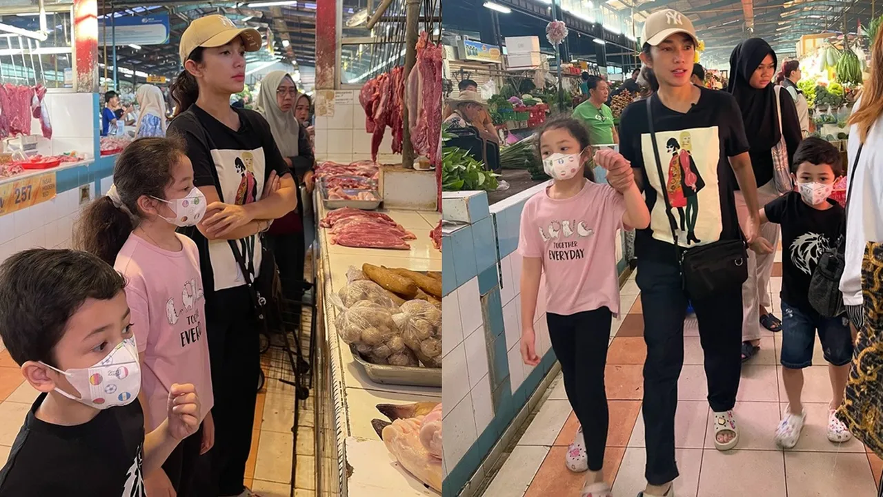 Jarang Mau, 7 Potret Anak-Anak Ussy Sulistiawaty Diajak ke Pasar Tradisional Jarang Mau, 7 Potret Anak-Anak Ussy Sulistiawaty Diajak ke Pasar Tradisional