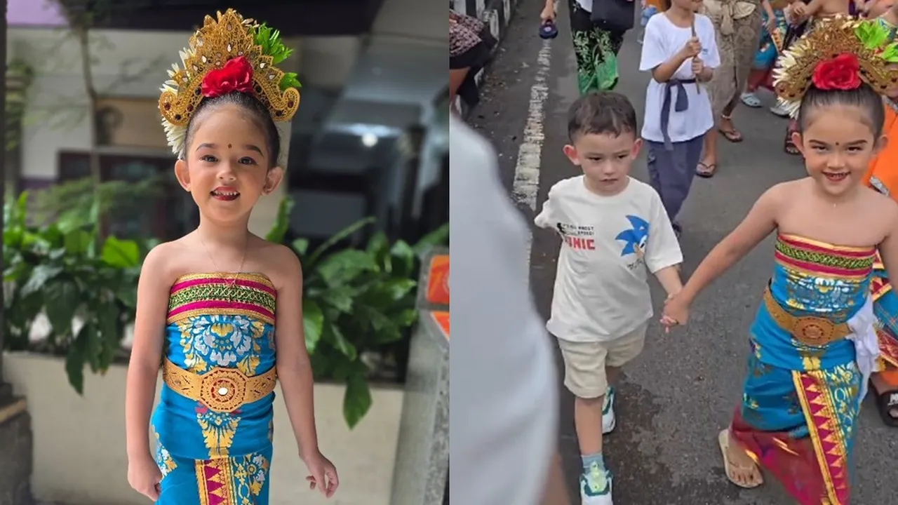 7 Potret Rose Anak Dahlia Poland dan Fandy Christian Tampil di Acara Sekolah, Gemas bak Penari Bali Beneran
