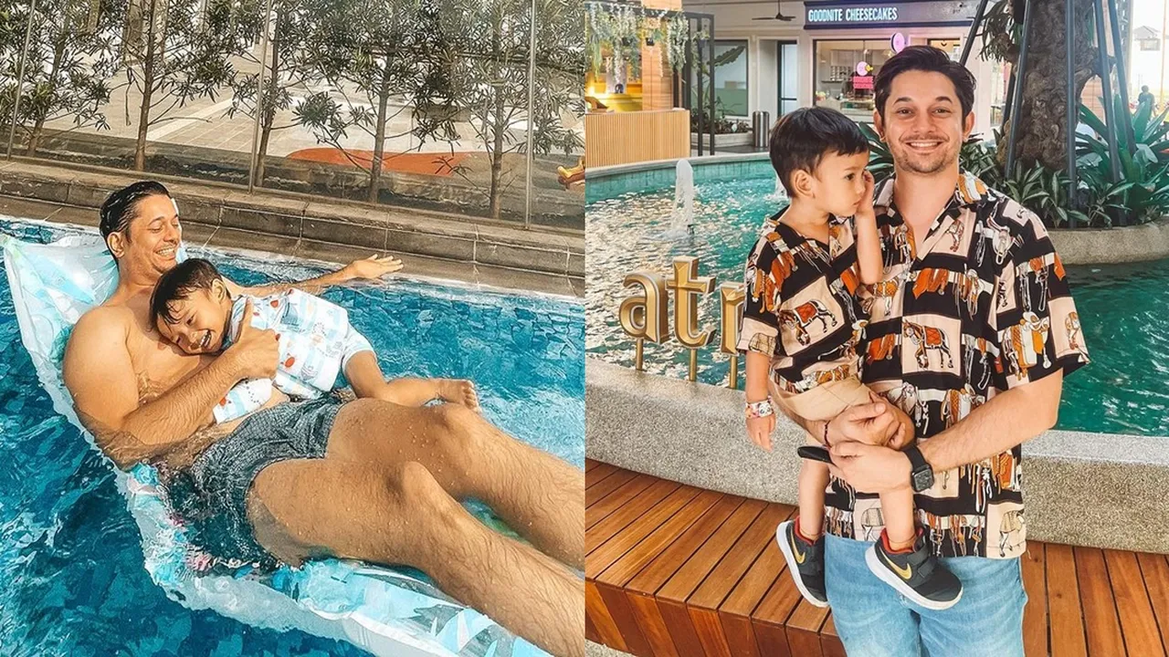 7 Potret Andrew Andika Bareng Anak, Hot Daddy Banget