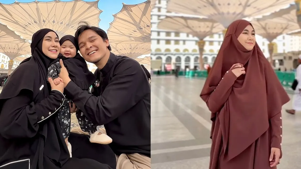 7 Potret Anisa Rahma Selama Umrah di Bulan Ramadan, Cantiknya Meneduhkan