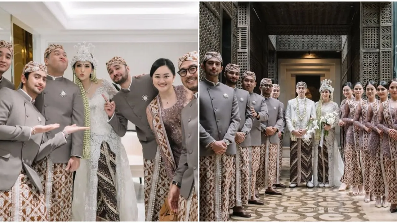 7 Potret Bahagia Refal Hady Saat Jadi Groomsman di Pernikahan Dewi Paramita