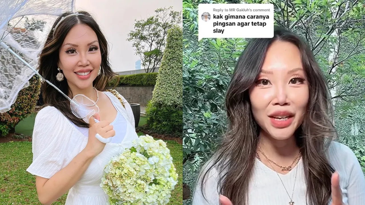 7 Potret Chef Vindy Lee Berikan Tutorial Pingsan yang Slay, Tetap Anggun Meski Sudah Lemas