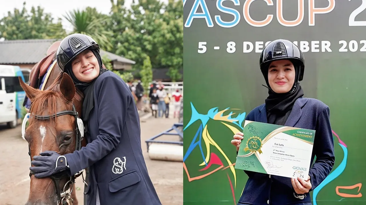 7 Potret Cut Syifa Ikut Kompetisi Berkuda, Dapat Banyak Ucapan dari Netizen