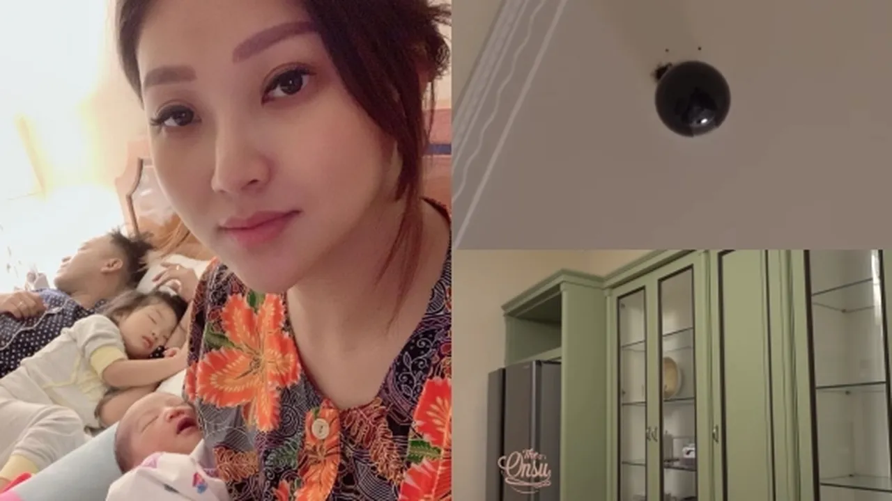 7 Potret Dapur Hijau Sarwendah, 'Kantor' Baru yang Dilengkapi CCTV Bisa Ngomong