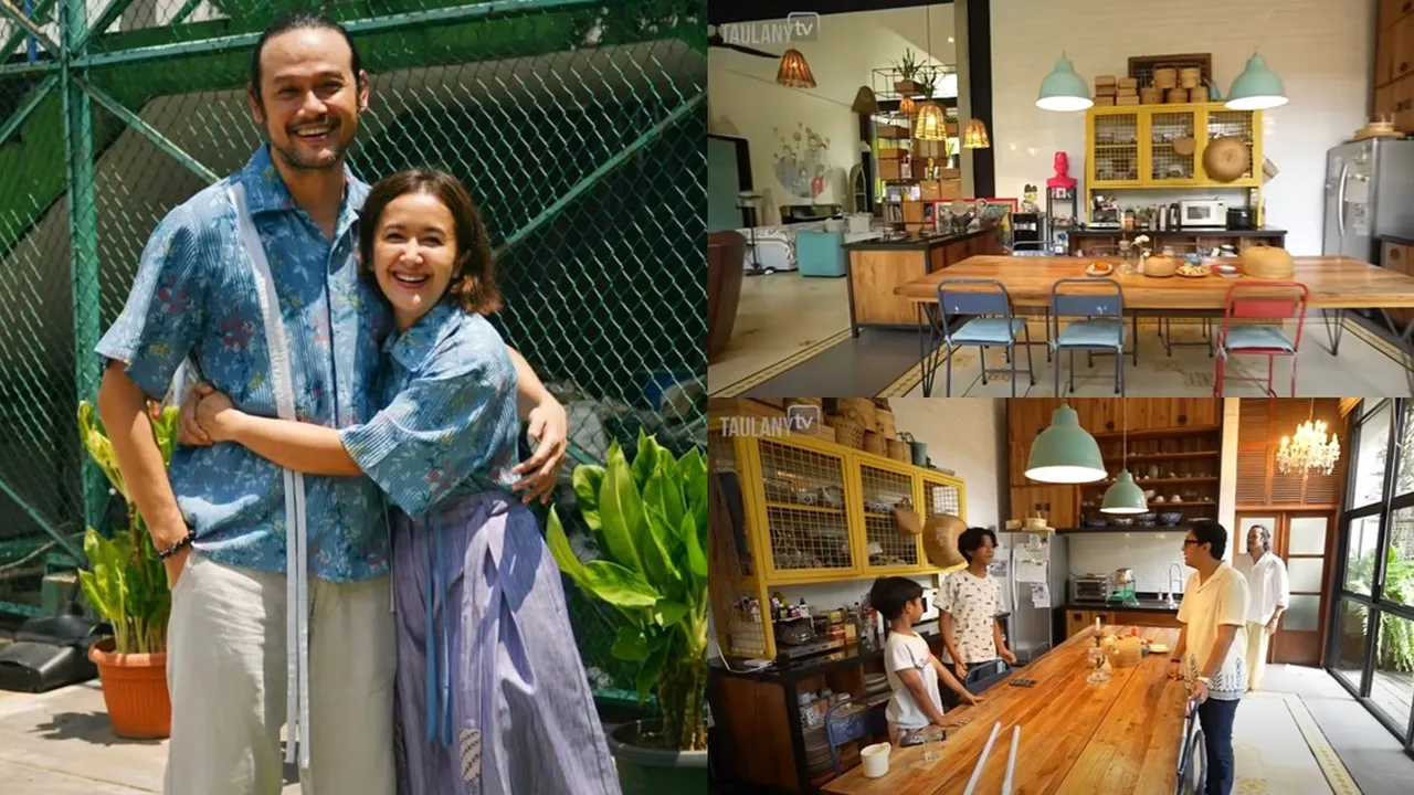 7 Potret Dapur Widi Mulia dan Dwi Sasono yang Unik, Artistik - Ada Rak Custom dari Barang Bekas