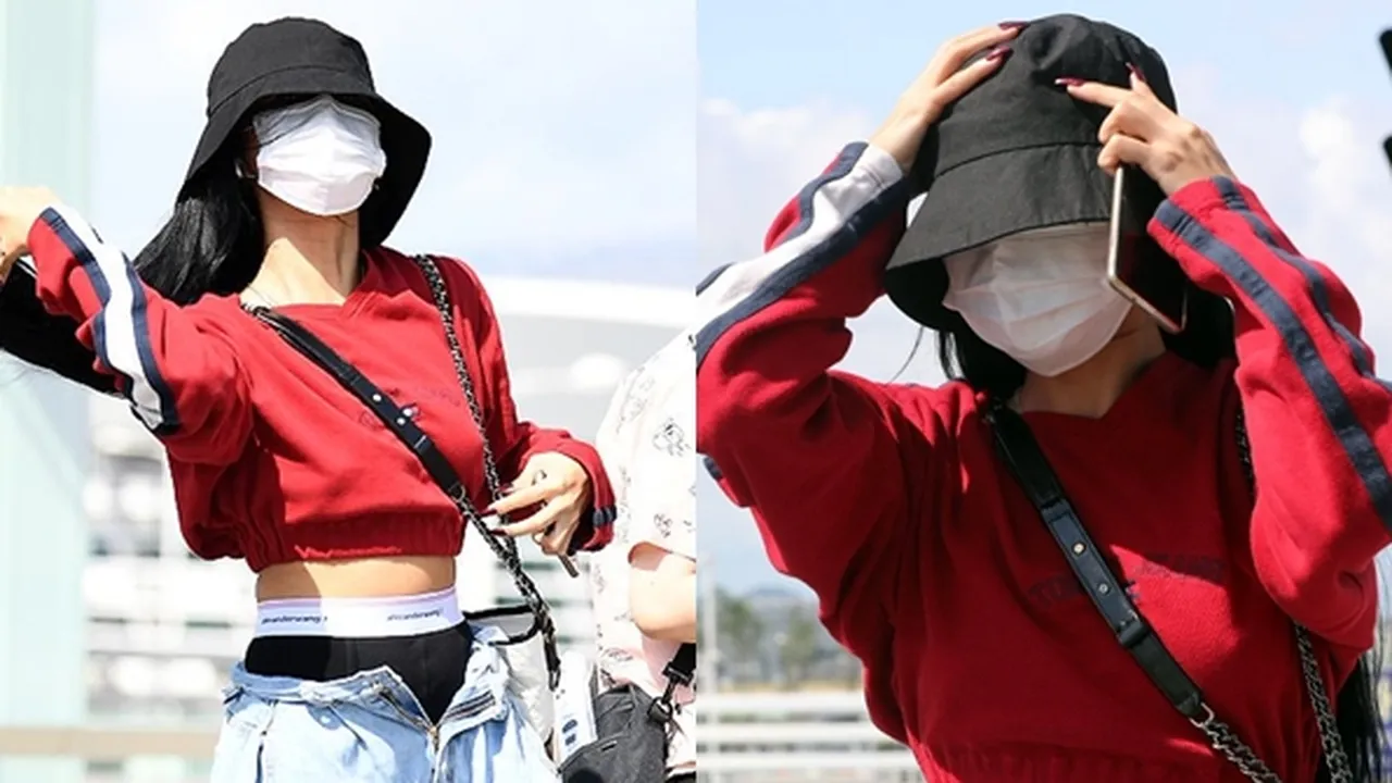 7 Potret Gaya Hwasa MAMAMOO ke Jakarta, Pamer Pinggang Langsing & Celana Terbuka!