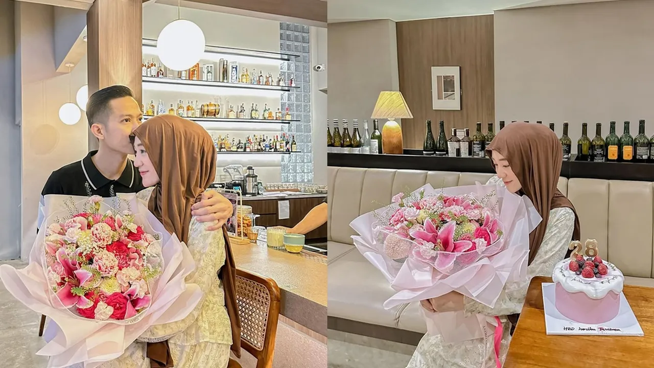 7 Potret Larissa Chou Rayakan Ultah ke-28 Bareng Suami, Sederhana tapi Romantis