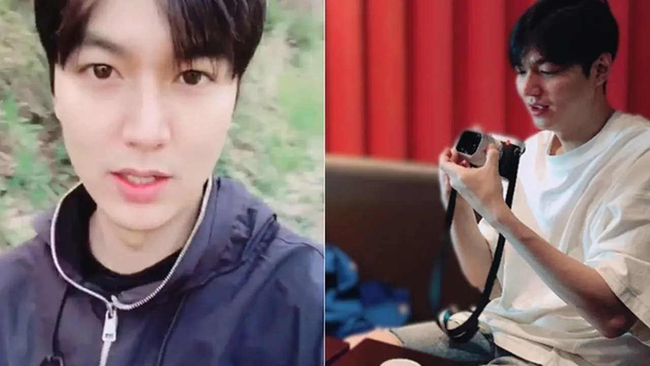 7 Potret Lee Min Ho Setelah Wamil, Kelelahan Olahraga - Keringetan Ganteng