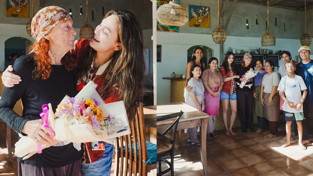 7 Potret Luna Maya Rayakan Ulang Tahun Sang Ibu, Penuh Kebahagiaan - Ngumpul Bareng Keluarga di Bali