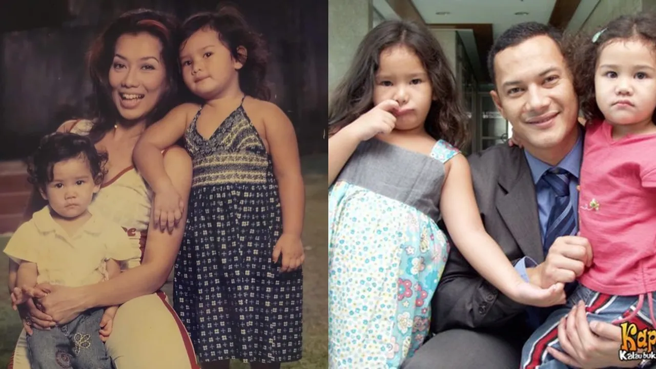 7 Potret Masa Kecil Zahwa dan Aaliyah Massaid yang Gemesin - Punya Pipi Chubby