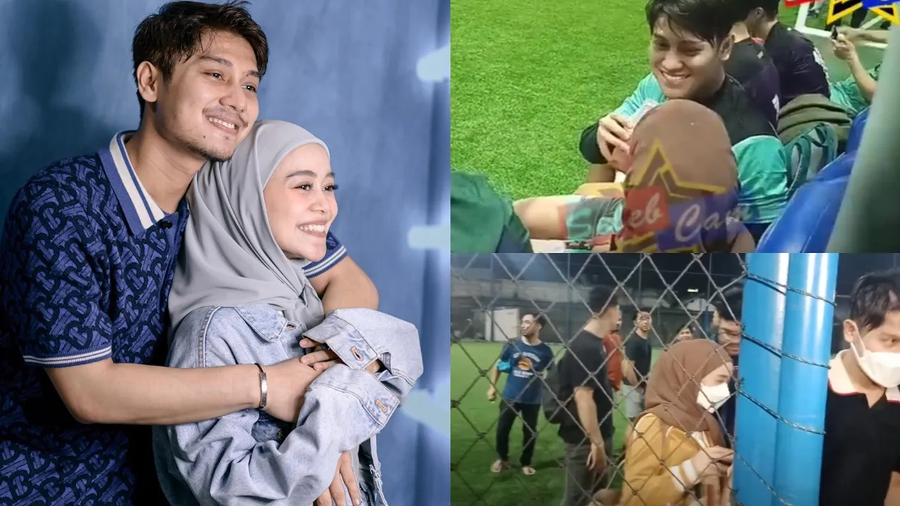 7 Potret Rizky Billar Main Bola Ditemani Lesti Kejora, Saling Beri Perlakuan Manis - Senyuman Bahagia