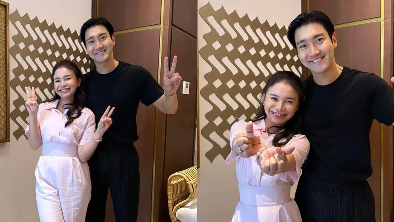 7 Potret Rossa Bertemu Choi Siwon, bak Bestie Lepas Rindu dan Saling Peluk 7 Potret Rossa Bertemu Choi Siwon, bak Bestie Lepas Rindu dan Saling Peluk
