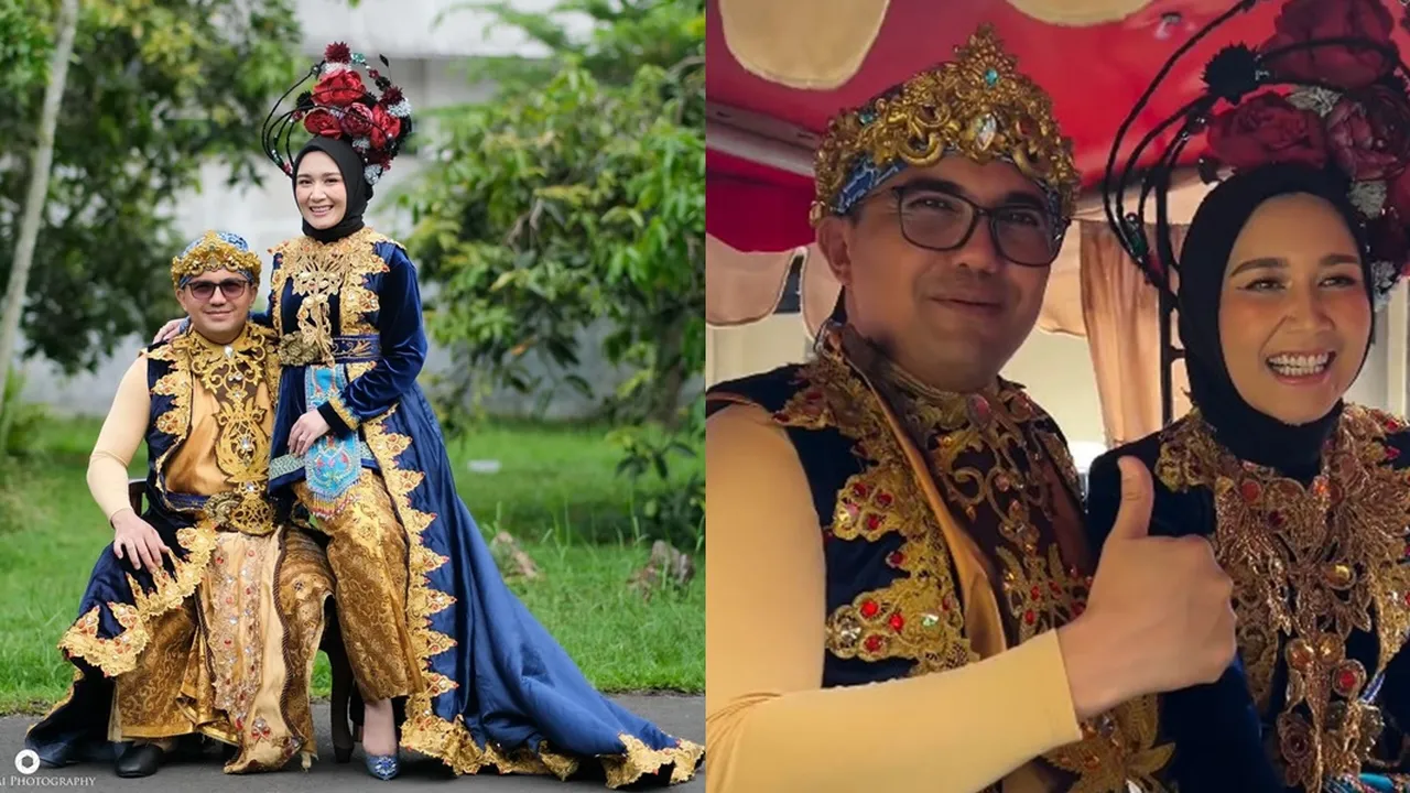 7 Potret Sahrul Gunawan dan Istri Ikut Karnaval, Pakai Baju Adat - Sweet Banget Saat Naik Delman