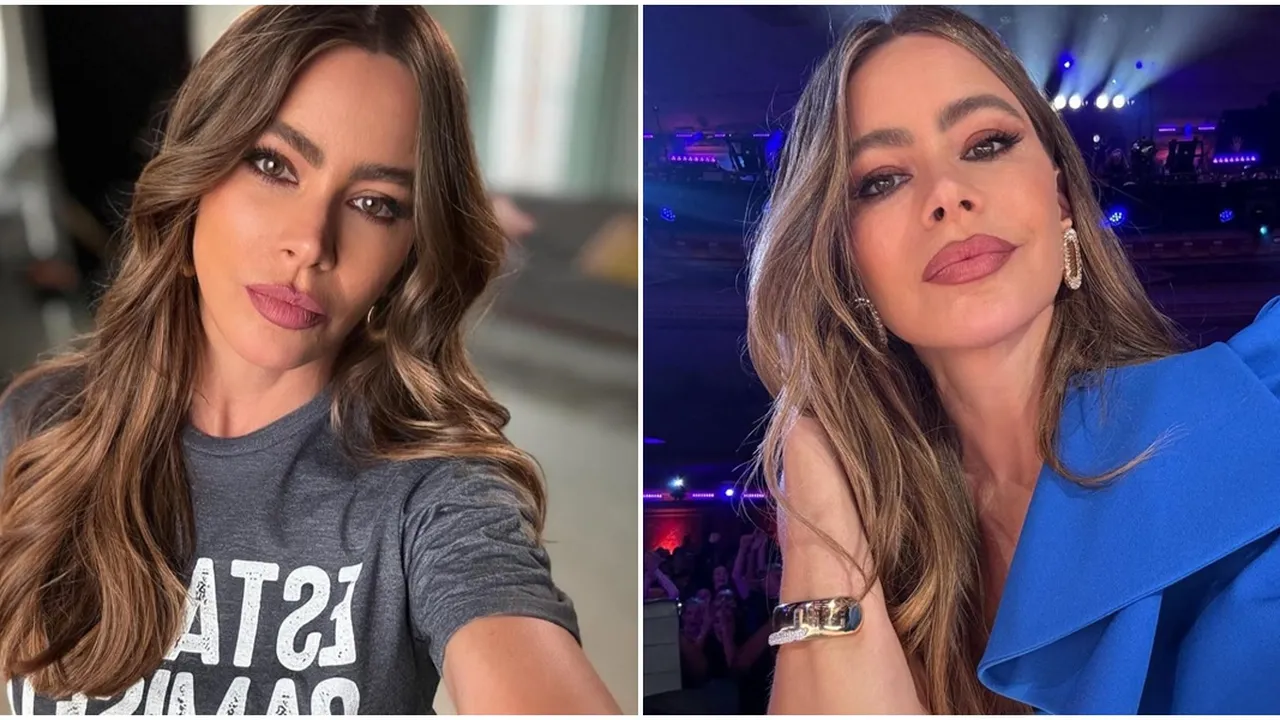7 Potret Selfie Cantik ala Sofia Vergara yang Dirumorkan Berpacaran dengan Lewis Hamilton