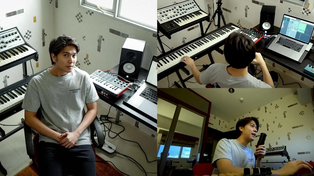7 Potret Studio Iqbaal Ramadhan yang Jarang Tersorot, Minimalis Dilengkapi Koleksi Peralatan Musik