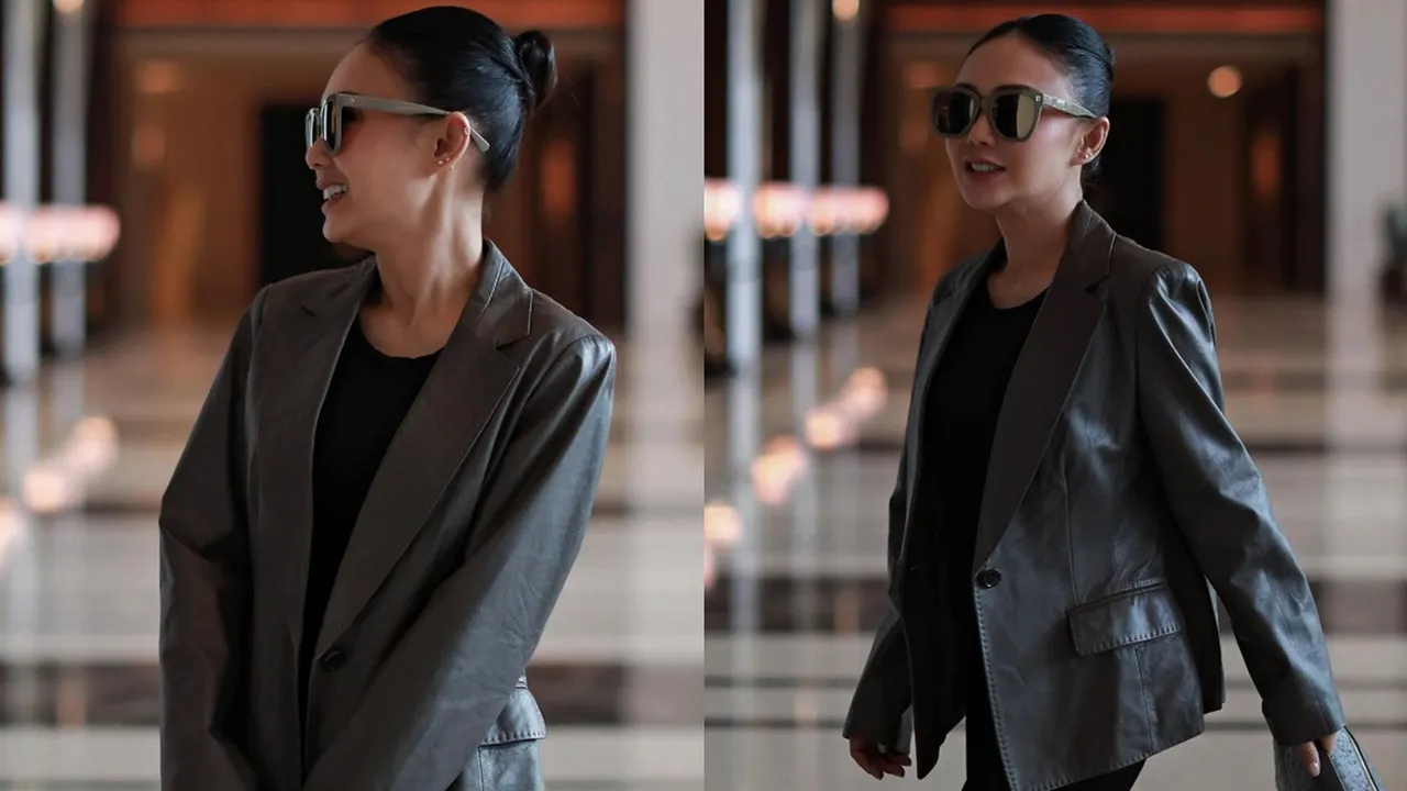 7 Potret Terbaru Yuni Shara Tampil Stunning dengan Jaket Kulit